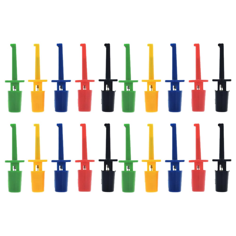 LOT Test Probe Lead Wire Kit Hook Clip Mini Grabber for Multimeter Electrical US