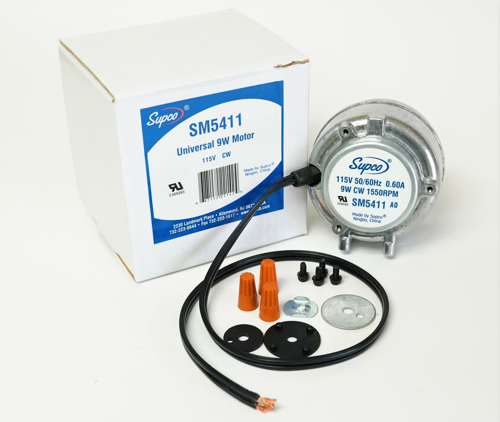 5411 Refrigerator Refrigeration Condenser Unit Bearing Motor 9 Watt CW 115 V