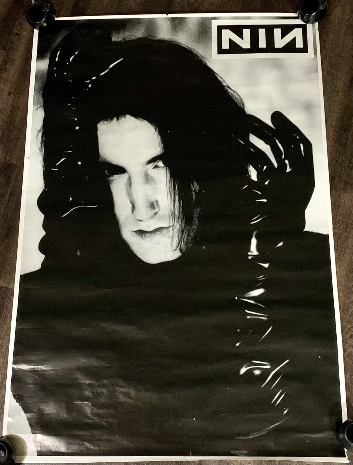 Rare 60"x40" Trent Reznor Nine Inch Nails The Downward Spiral 90’s Subway Poster