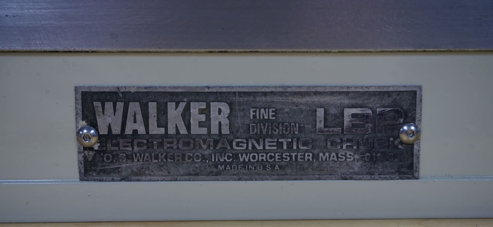 $150 OFF O.S. Walker LBP 6”x18” Fine Division Electromagnetic Chuck 2