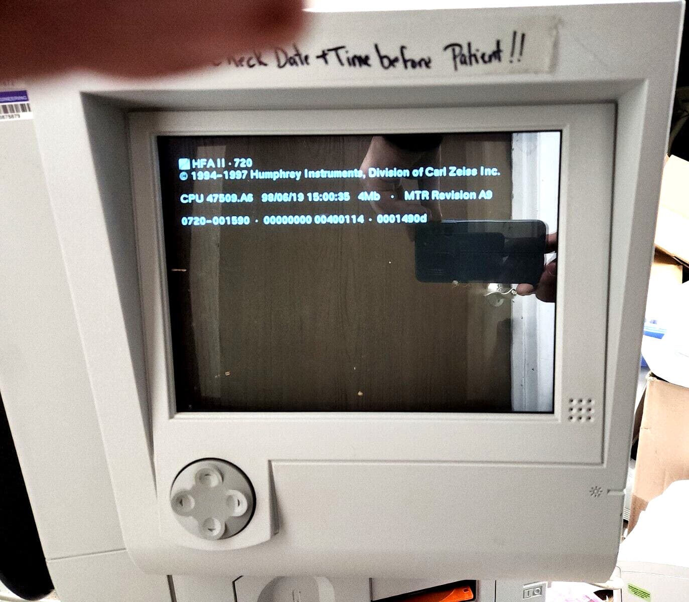 CARL ZEISS Humphrey 720 Visual Field Analyzer () 2