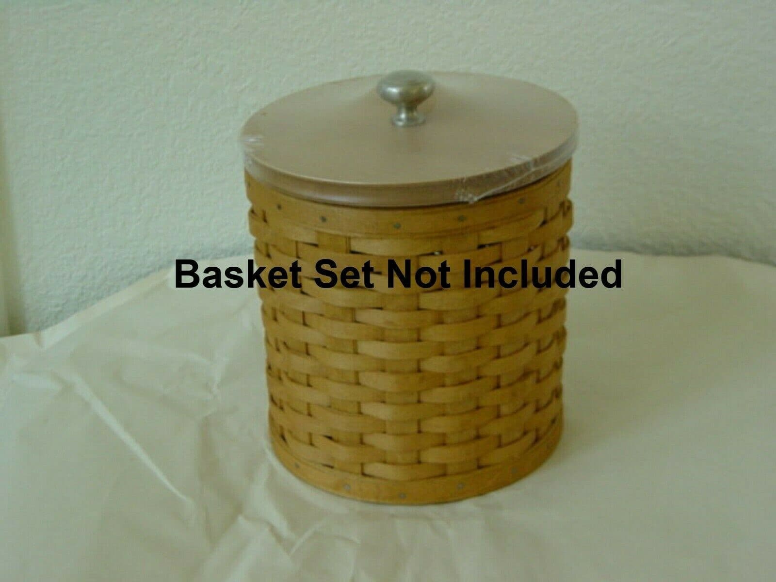 Longaberger Paprika Plaid Medium Canister Basket Liner #28057124 - NEW 5