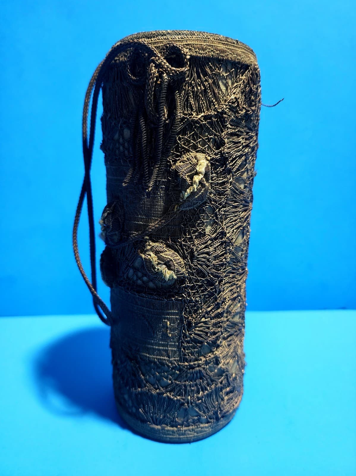 18th Century Antique French Copper Embroidered Needlework Pin Cushion. c. 1770 5