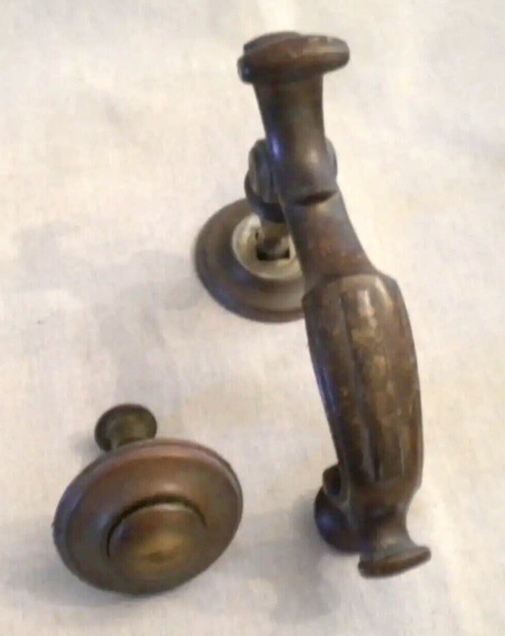 ANTIQUE c.1919 VICTORIAN EDWARDIAN BRONZE DOCTORS DOORKNOCKER 4