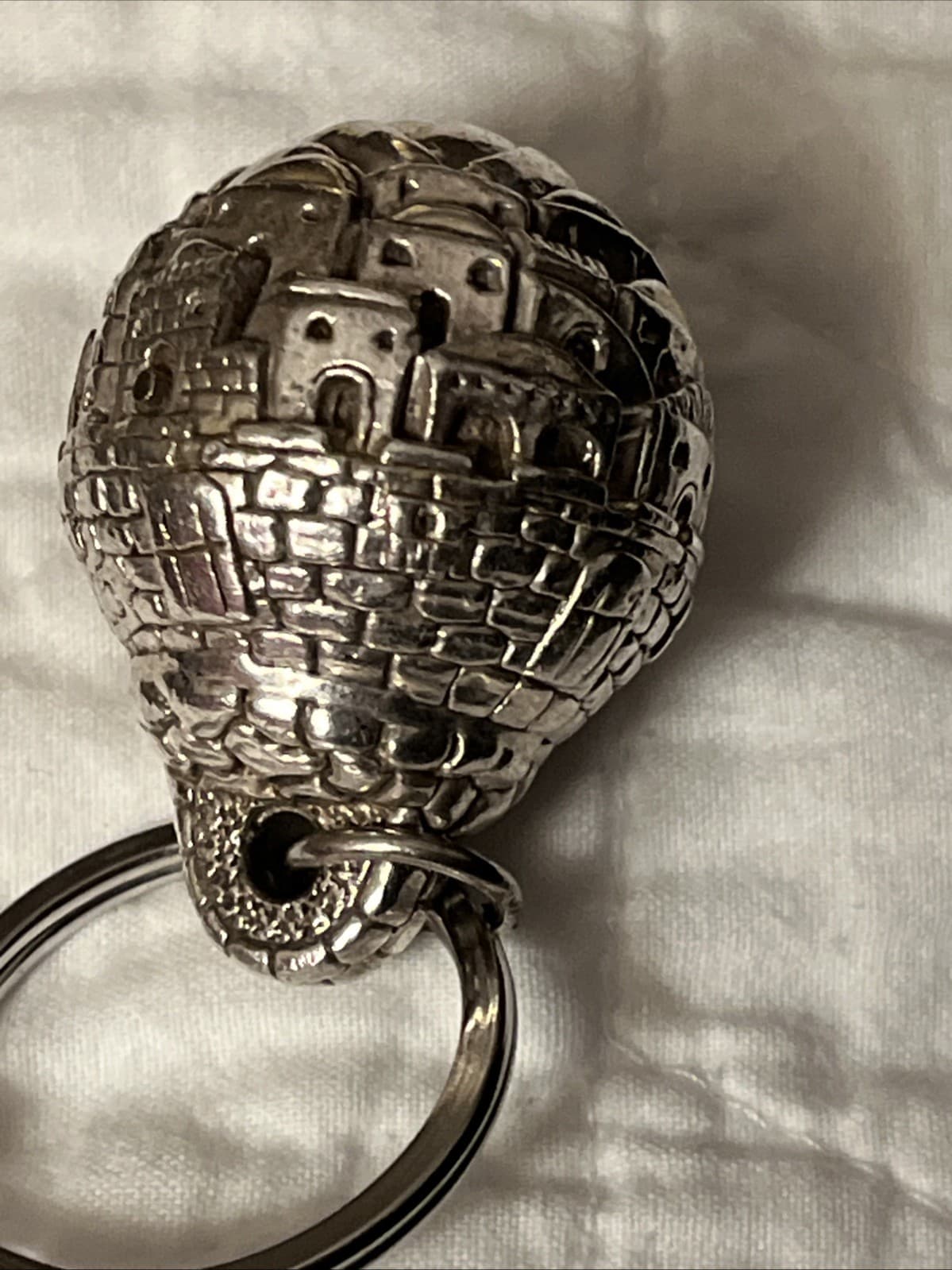 Jerusalem Rose 925 Sterling Keychain Or Pendant 3