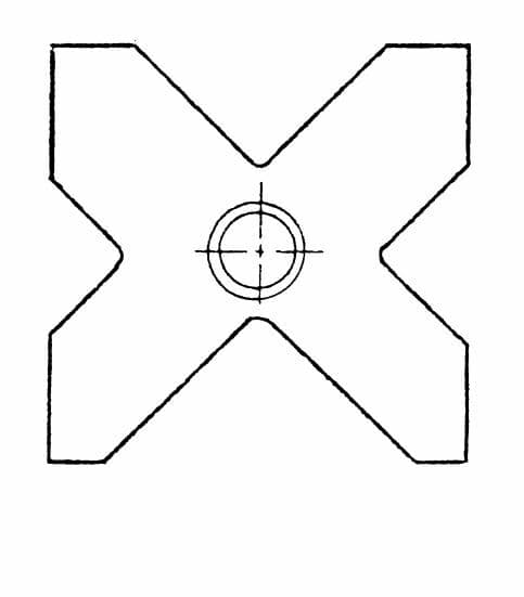 PRESS BRAKE DIE, 4 WAY DIE, 85 DEGREE, 4 1/4" SQUARE, F139, 12 FOOT 2