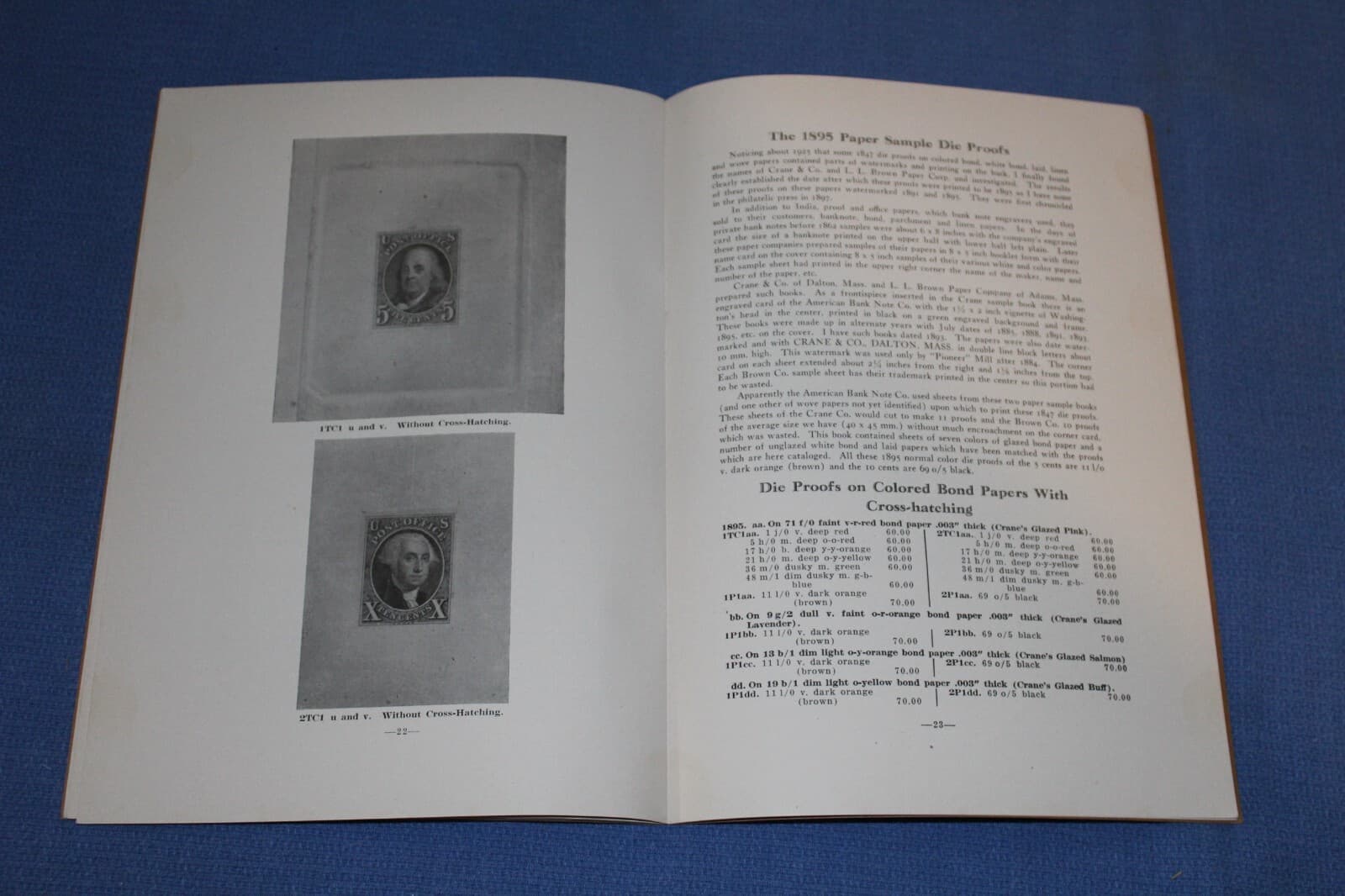 The 1847 Issue Historical Catalog Essays  Proofs Brazer BlueLakeStamps Useful! 4