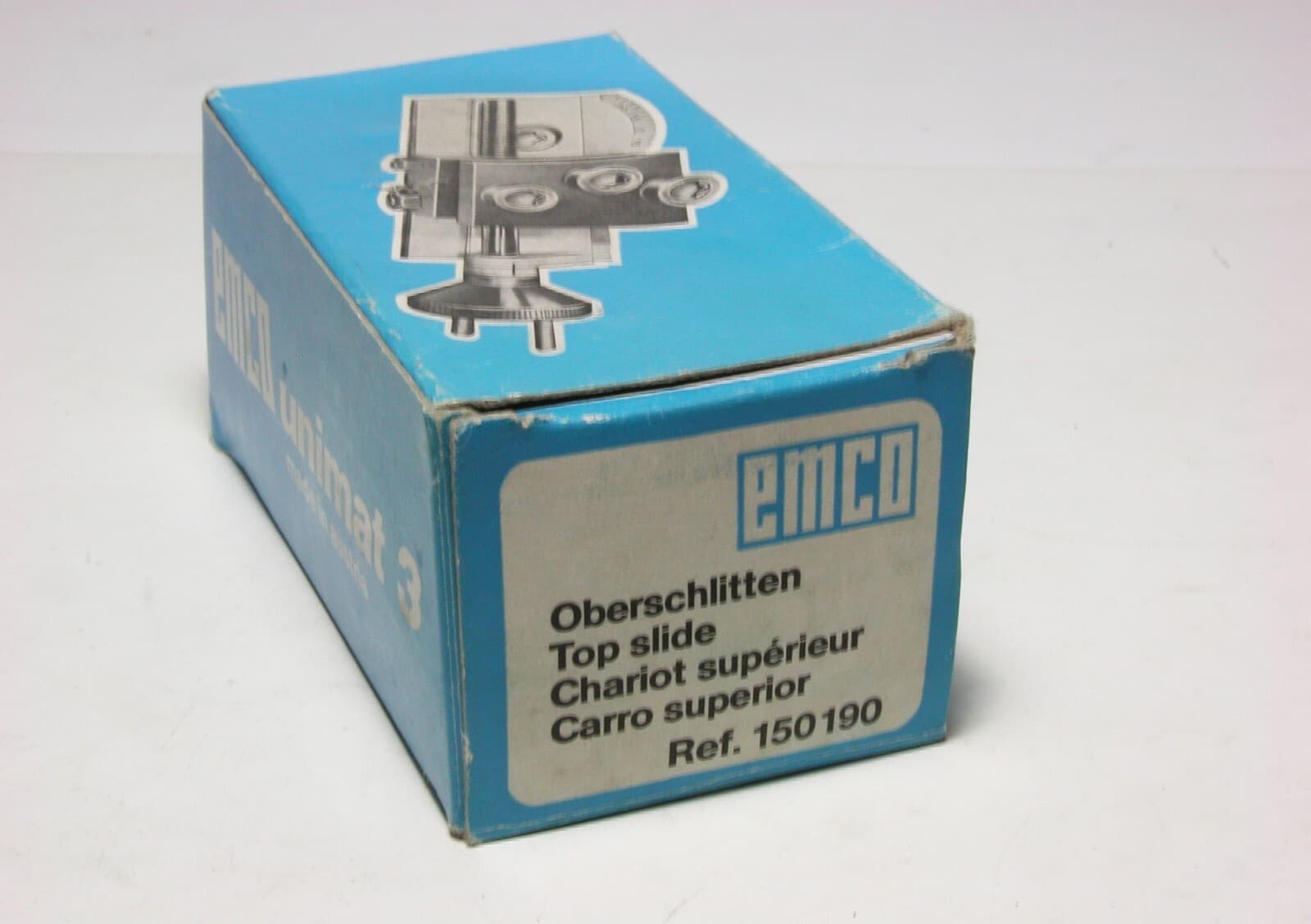 Emco Unimat 3 Mini Lathe Top Slide For Taper Turning, Ref. No. 150190, New 2