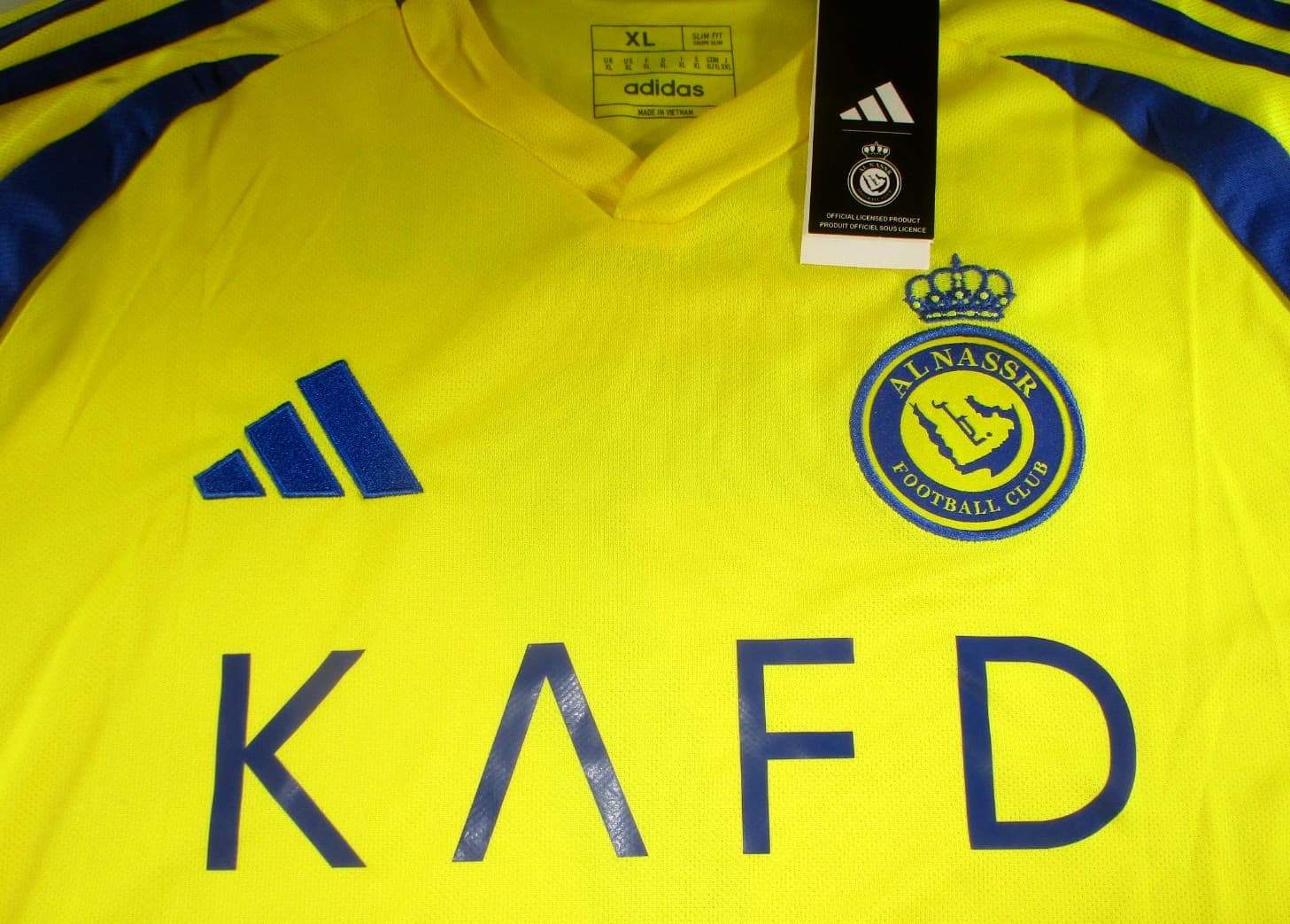 Cristiano Ronaldo / Autographed Al-Nassr Adidas Aeroready Soccer Jersey / COA 5