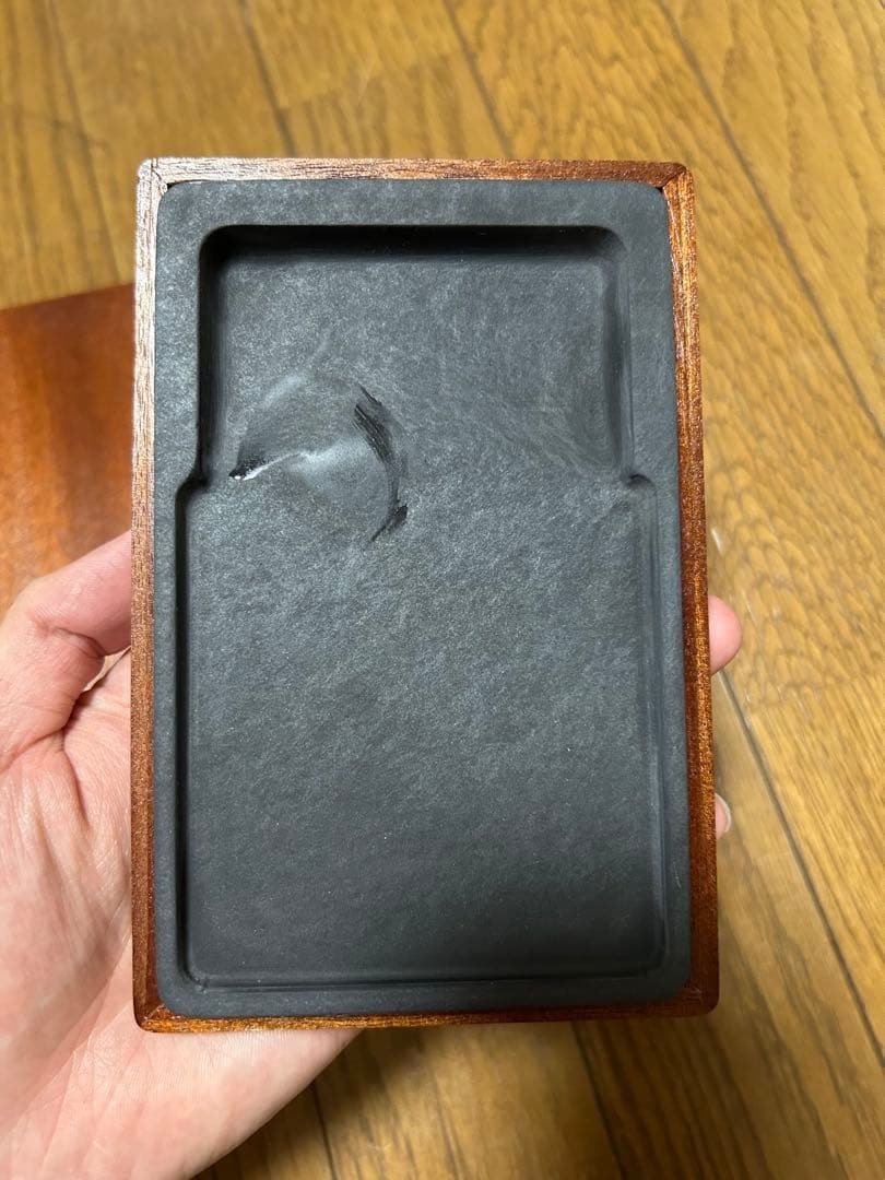 140 x 90 x 20 mm Ink Stone Vintage Suzuri Sumi Grinder Calligraphy Shodo Shuji 3
