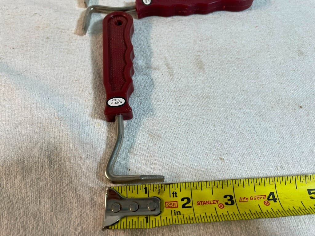 Horse Hoof Pick, Steel with Maroon Handle,  Equine Grooming Care - Lot of 6 5