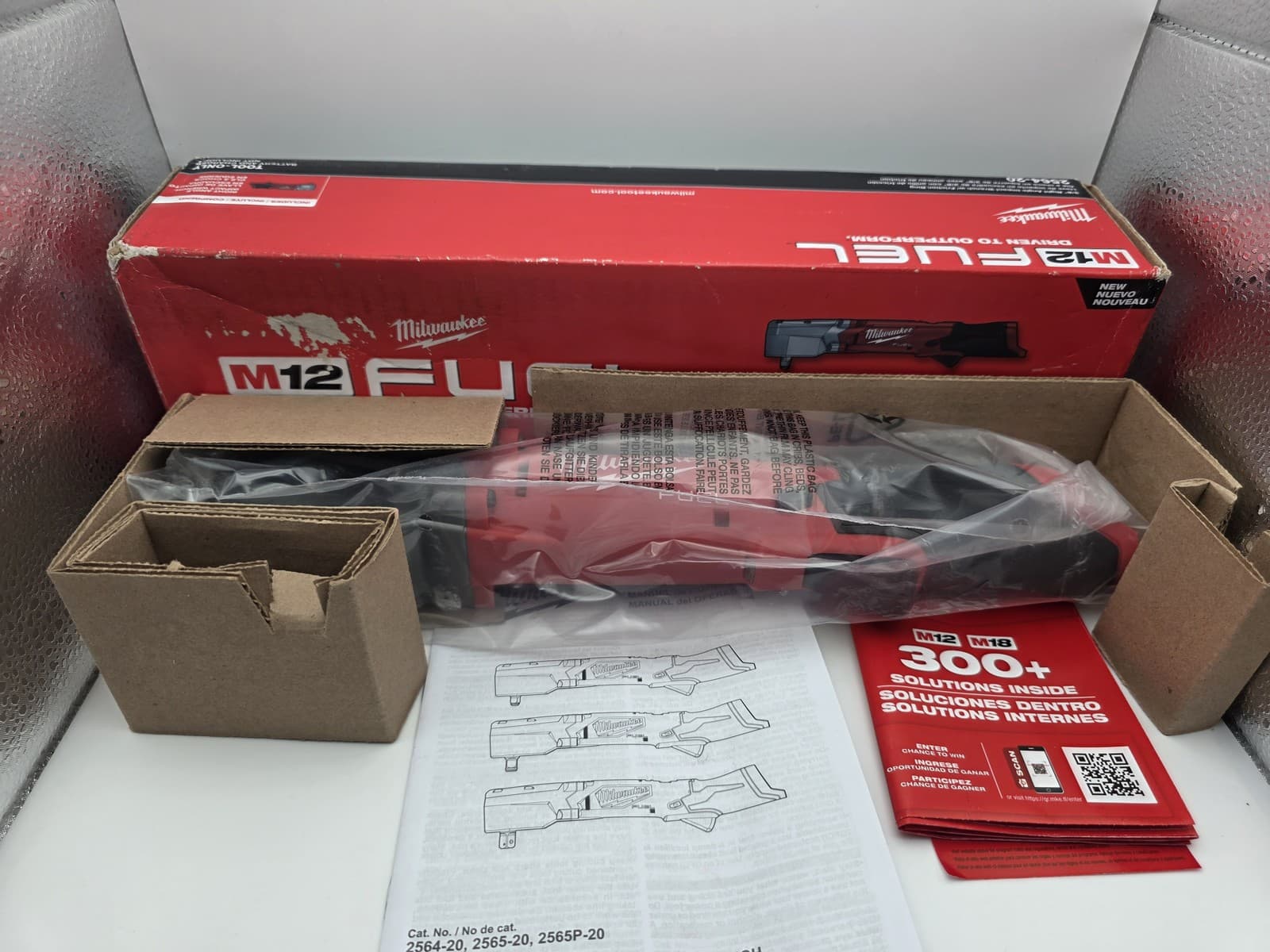 Milwaukee M12 FUEL 2564-20 3/8" Right Angle Impact Wrench Tool Only New