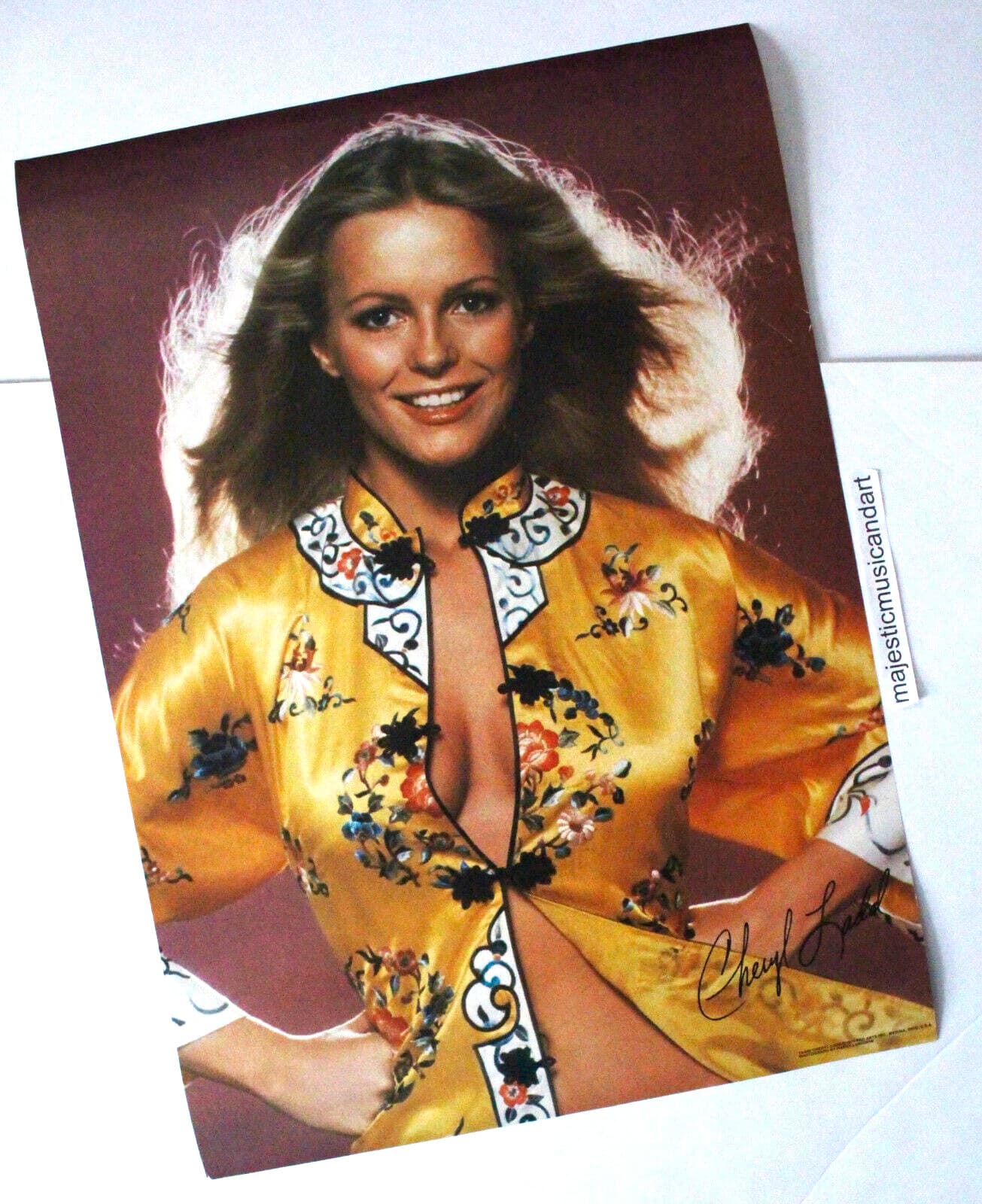 BEAUTIFUL 1977 ORIGINAL CHERYL LADD POSTER VINTAGE CHARLIE'S ANGELES 2
