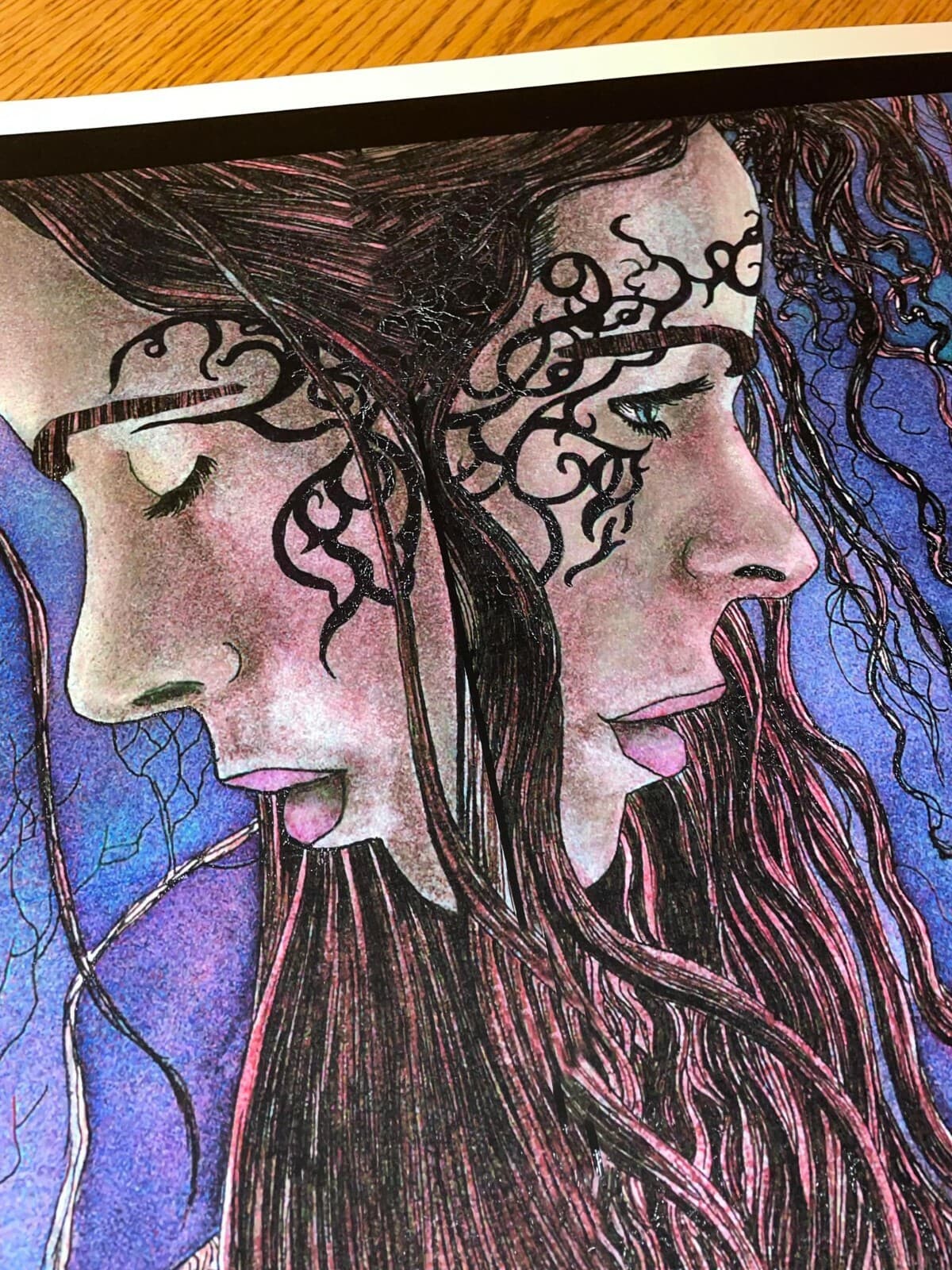 TOOL Art Print ELEMENTS IV " Nine Inch Nails DUALITY" Poster Macrae 4