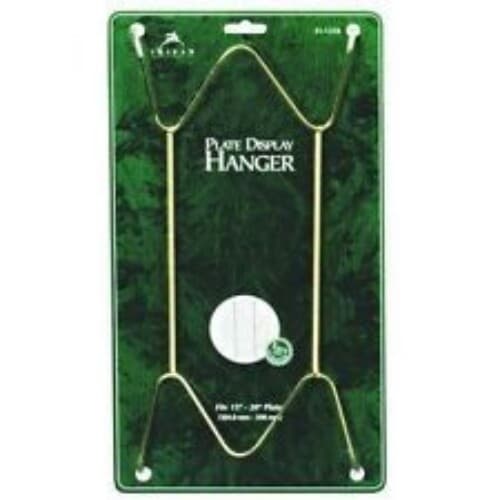 Wire Plate Hangers Wall DELUXE CHOICE of 6 SIZES  BRASS or WHITE  FREE SHIPPING 3