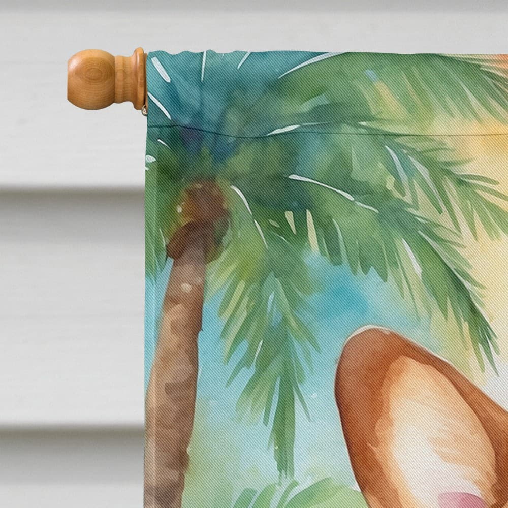 Corgi Luau Flag Canvas House Size DAC6415CHF 3