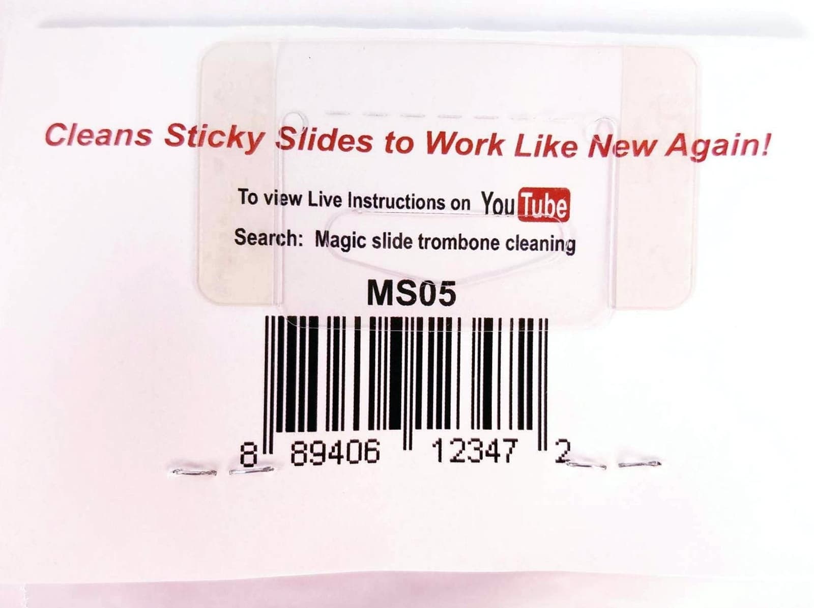 Magic Slide MS05 Trombone Slide Cleaning Powder BRAND NEW 3