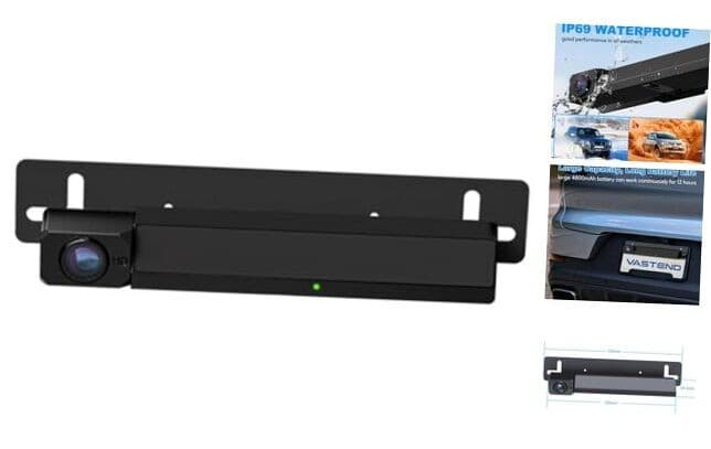 Solar Backup Camera Compatible with VS-5A, Only A Camera, Without Monitor 