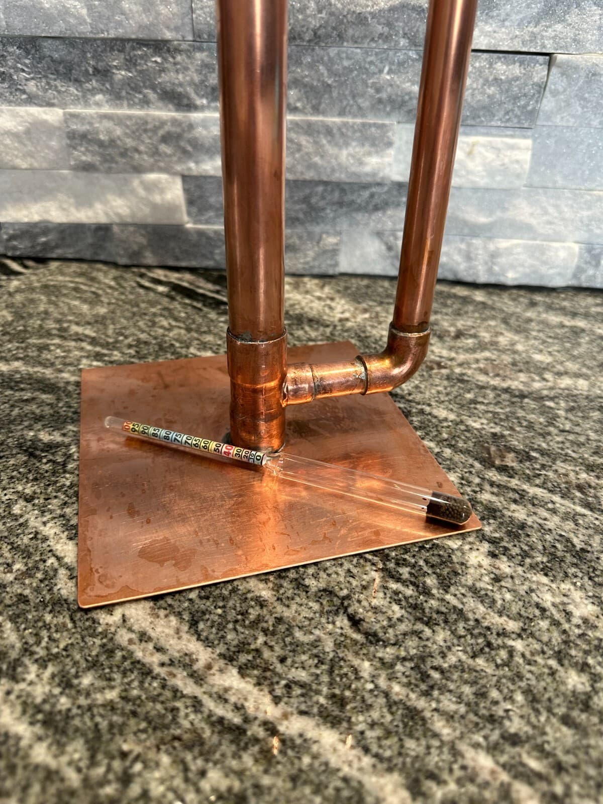 Handcrafted Copper Proofing Parrot Heads for Air Still With Alcohol Hydrometer 4