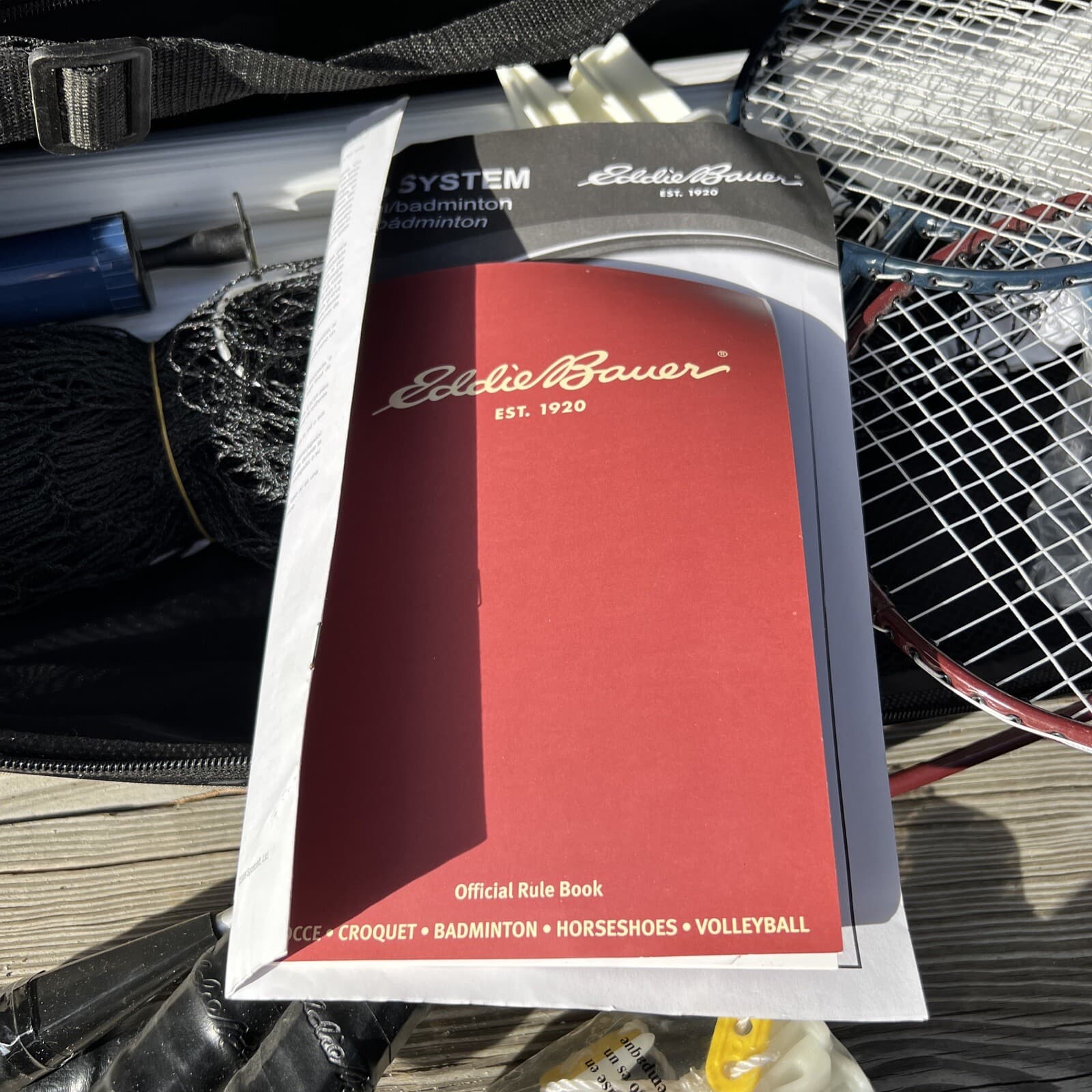 Eddie Bauer Competition Badminton/Volley Ball Set with Carrying Bag 5
