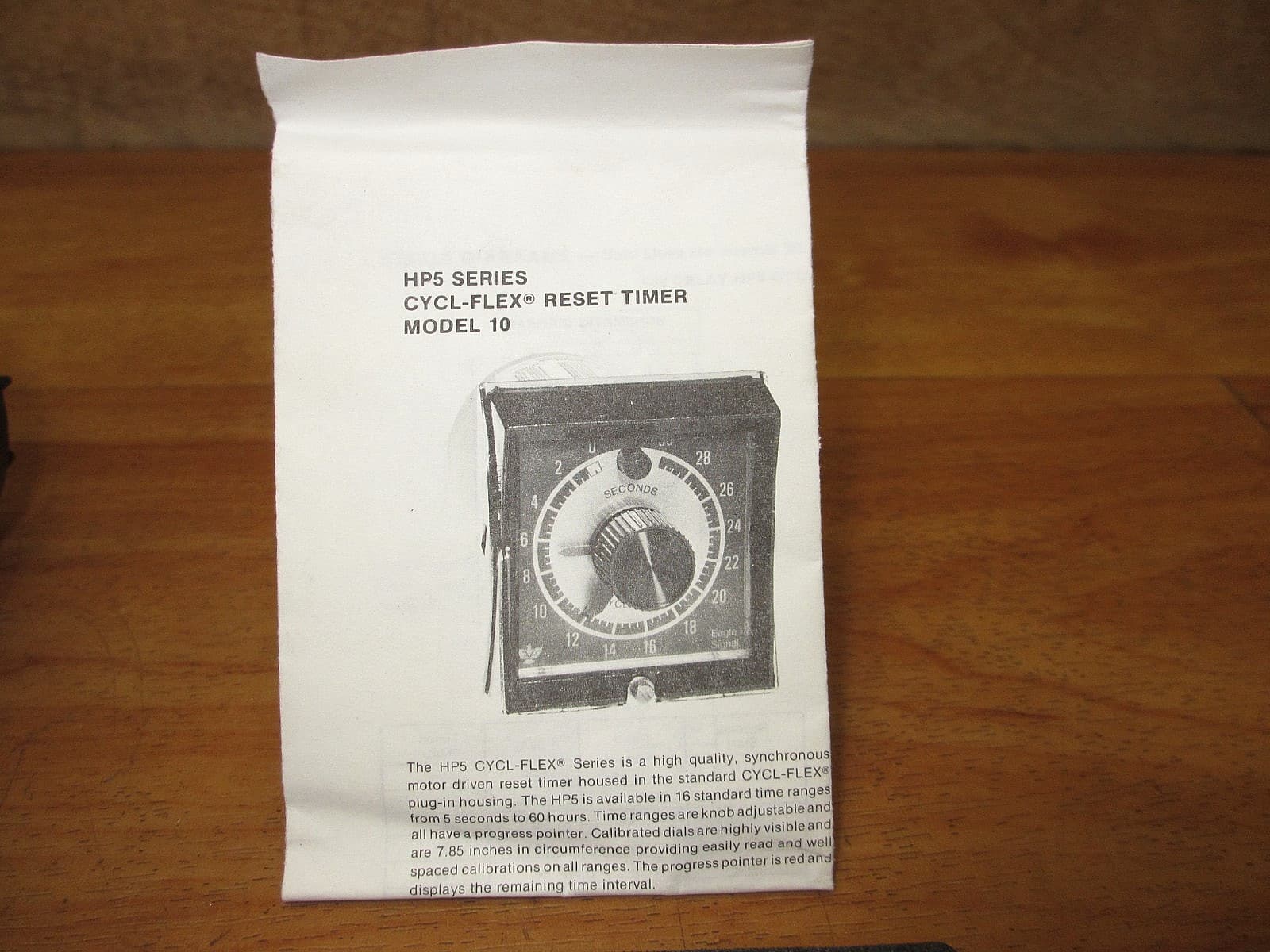 Eagle Signal HP58A6 *NEW OLD STK* Timer 0-5 Hour CYCL-FLEX 3