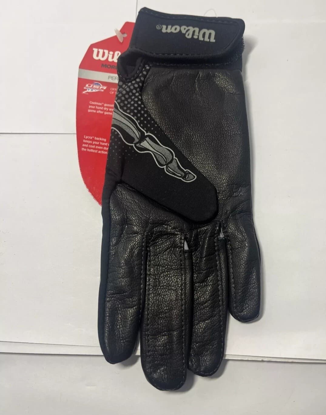 Wilson PEO Skeleton Leather Racquetball Pickleball Glove Unisex Right S Small 3