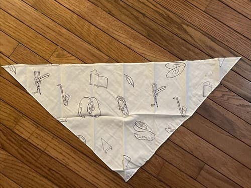 NOS Scribble Scarf & Evergilde Hitchhiker Pen Set 1963 MCM 5