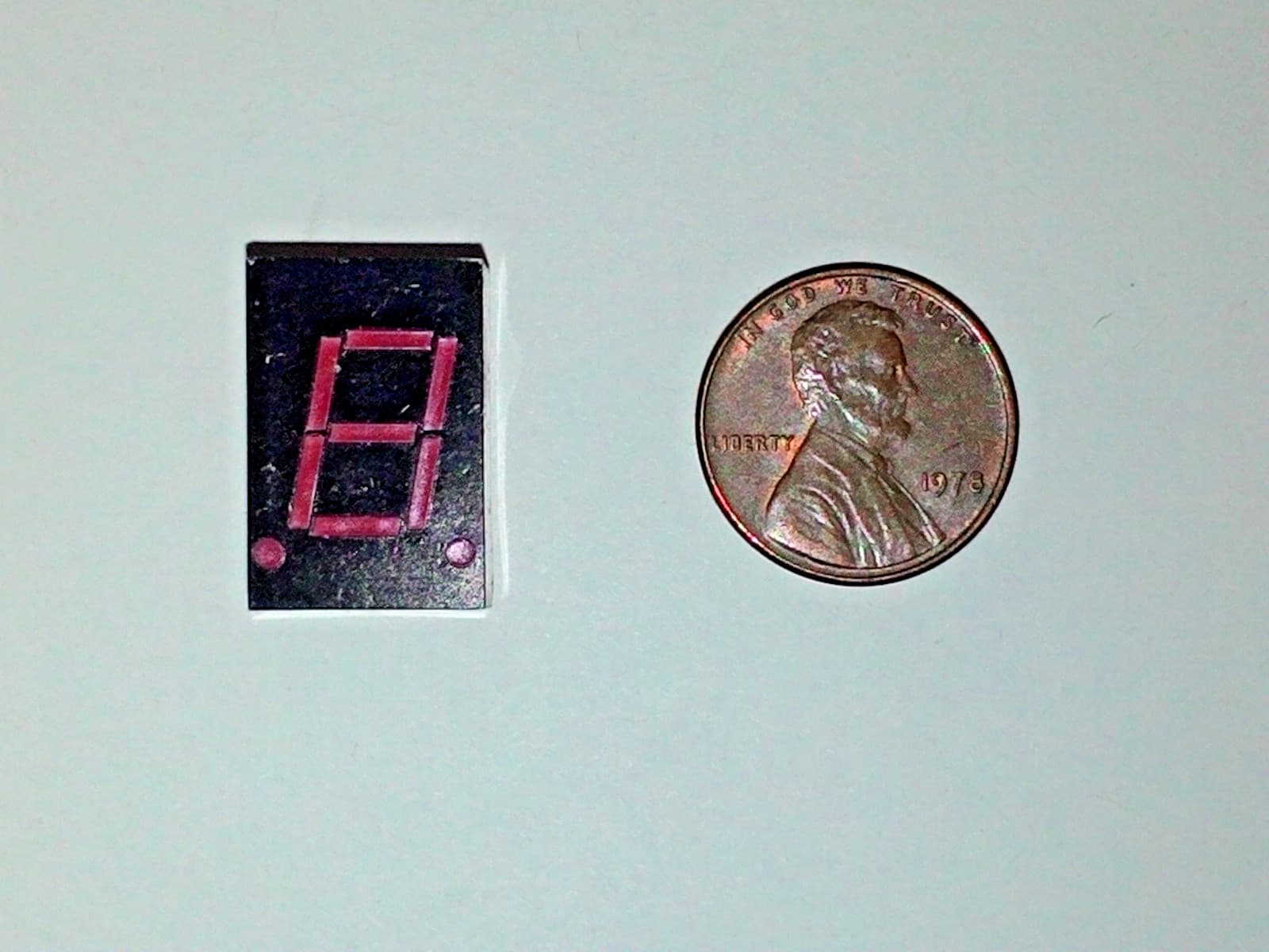 Original Cobra 2000 2000GTL Red 1-Digit Channel Display LED 7-Segment CC 4