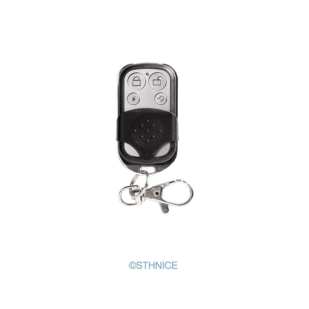 2pcs 4CH RF Metallic Remote Control Keyfob For HOMSECUR GMS 3G 4G Alarm System 2