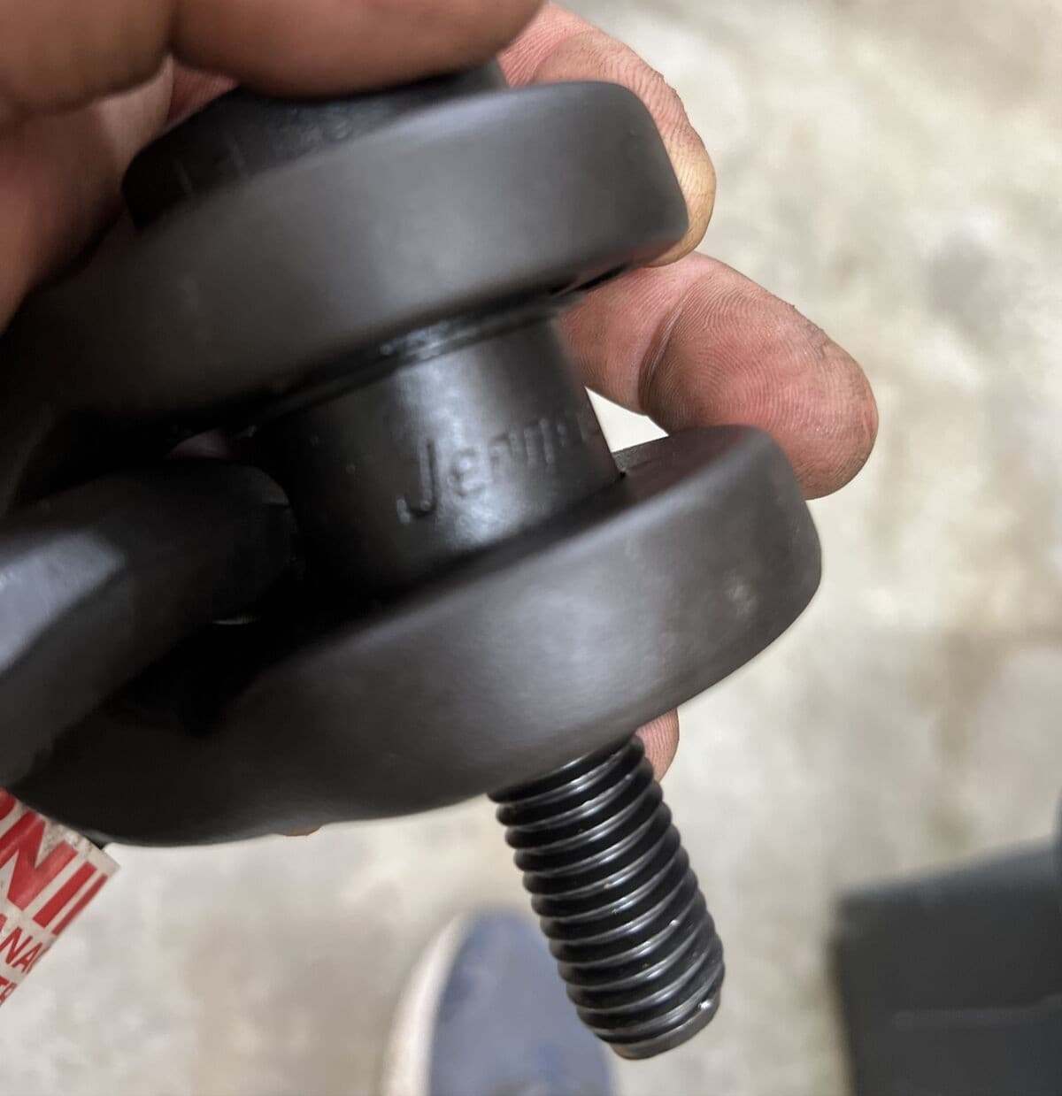 Jergins Side Pull Hoist Ring 2500# Working Load Limit Black Oxide Alloy Steel 4