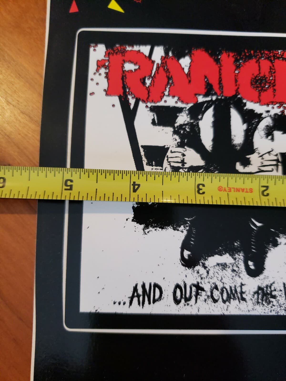 Rancid Sticker Decal NOS  5