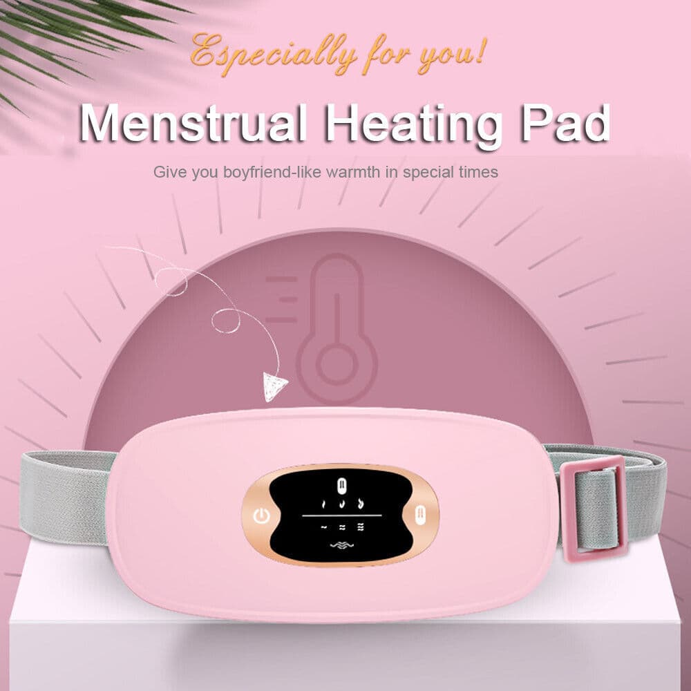 Menstrual Electric Heating Heat Pad Belt for Abdominal Period Pain Relief Cramp 4