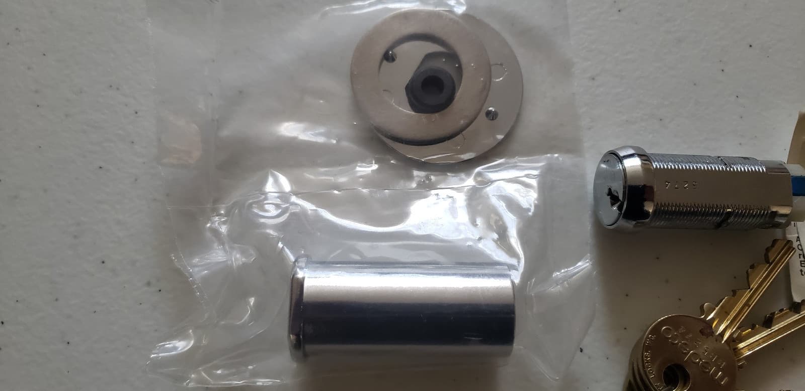 Lot Of 3 Medeco 3 Pin Switch Locks #65  W/ Keys NOS Open Box Locksport 3