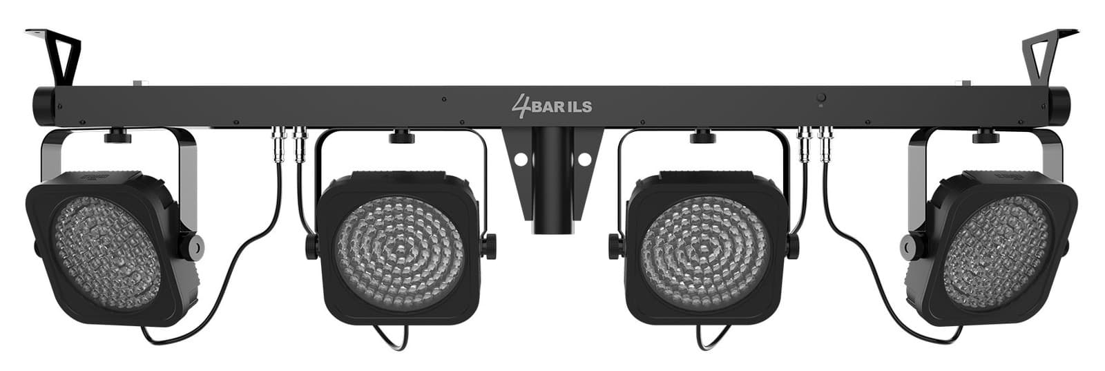 2 Chauvet DJ 4BAR ILS Wash Lighting Kits 8) Par Lights+Tripods+Footswitches+Bags 3