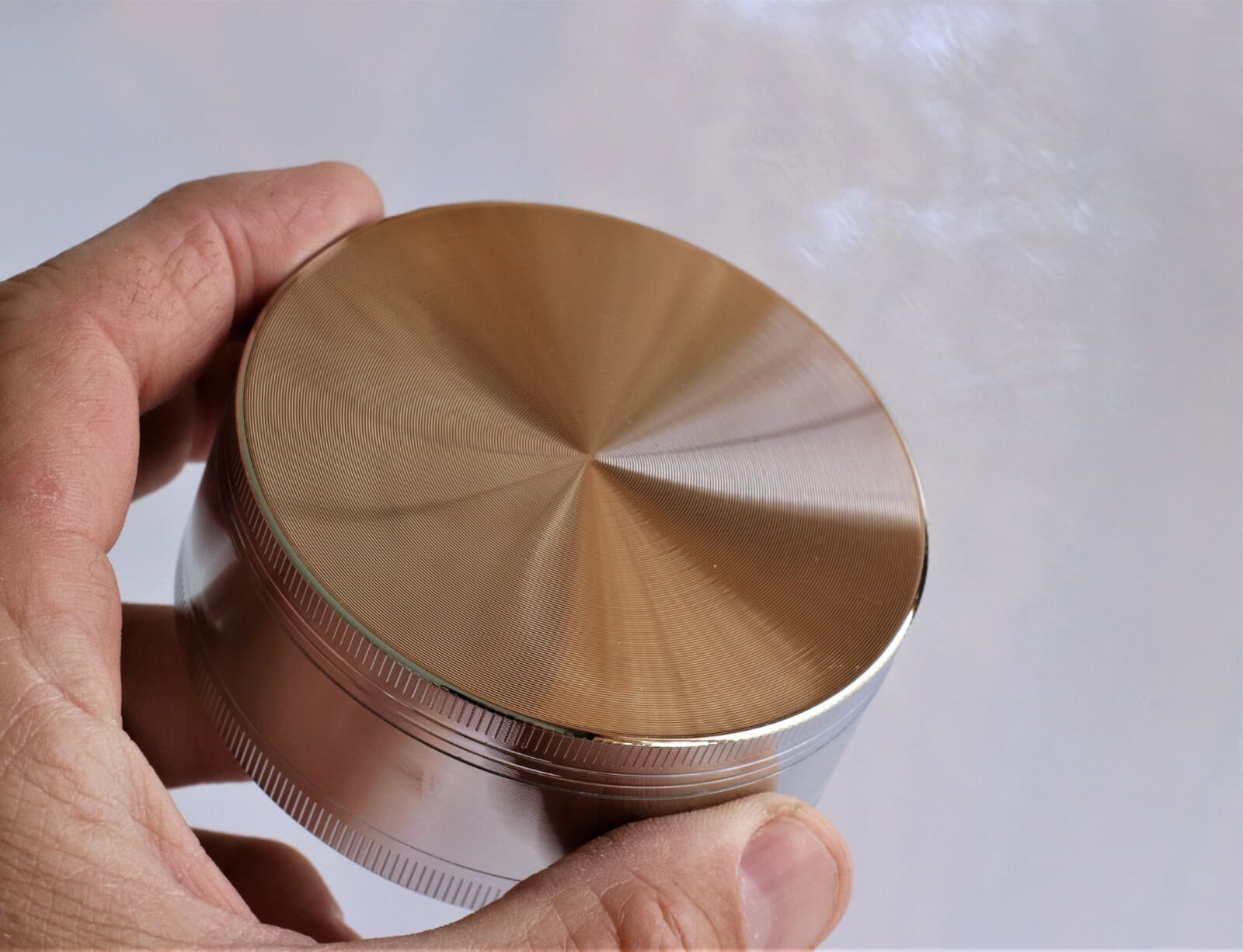 Professional Grade 3" Herb Grinder-3 pc- magnetic lid- fine screen- sharp teeth 5