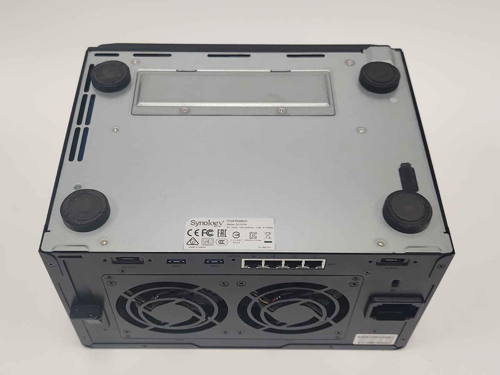 Synology DiskStation DS1618+ 8GB Memory 6-Bay NAS Enclosure NO DRIVES NO CADDYS 6