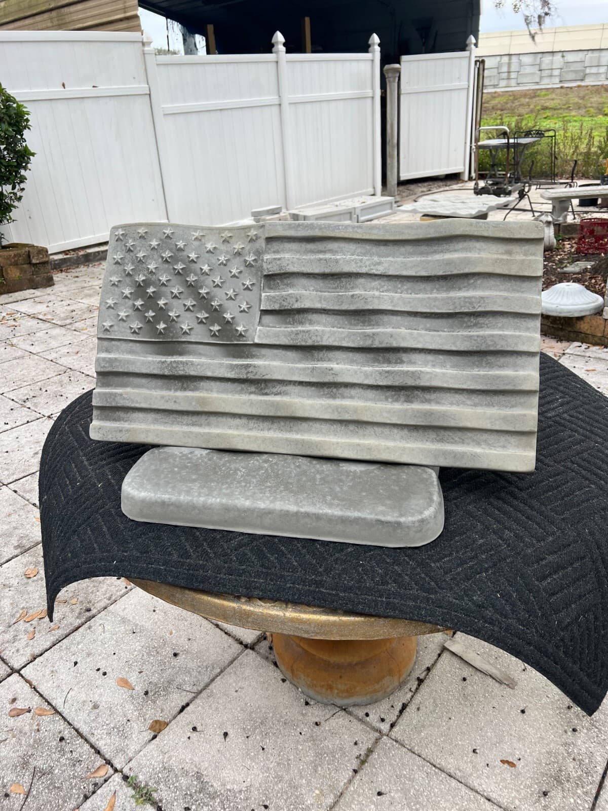 American Flag Concrete Mold Set 4