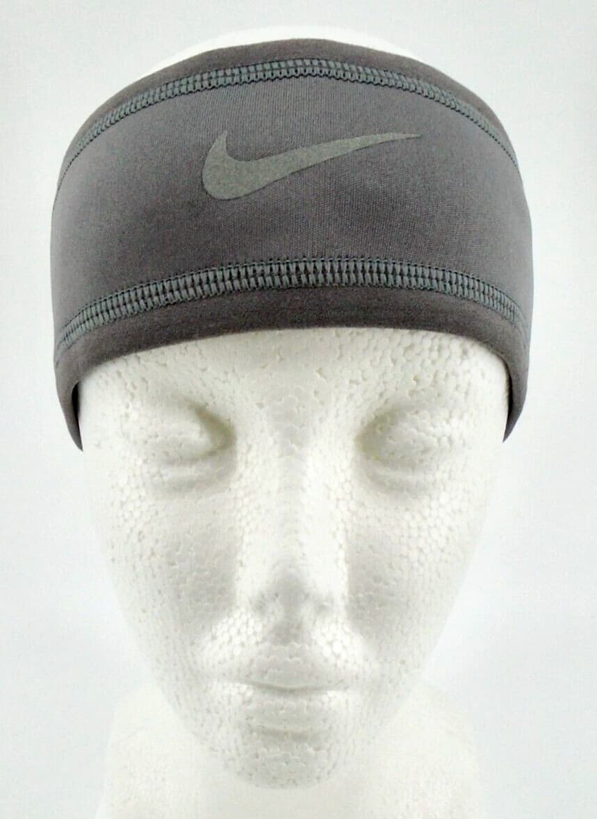 Nike Headband Women's Thermal Running Reversible Grey/Pink/Silver