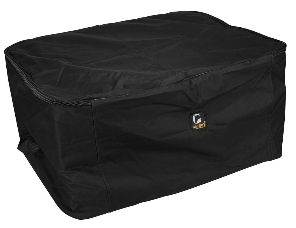 Gatsby Storage Bag Nylon Clear Panel 20 x 26 x 14 Black 4-269440
