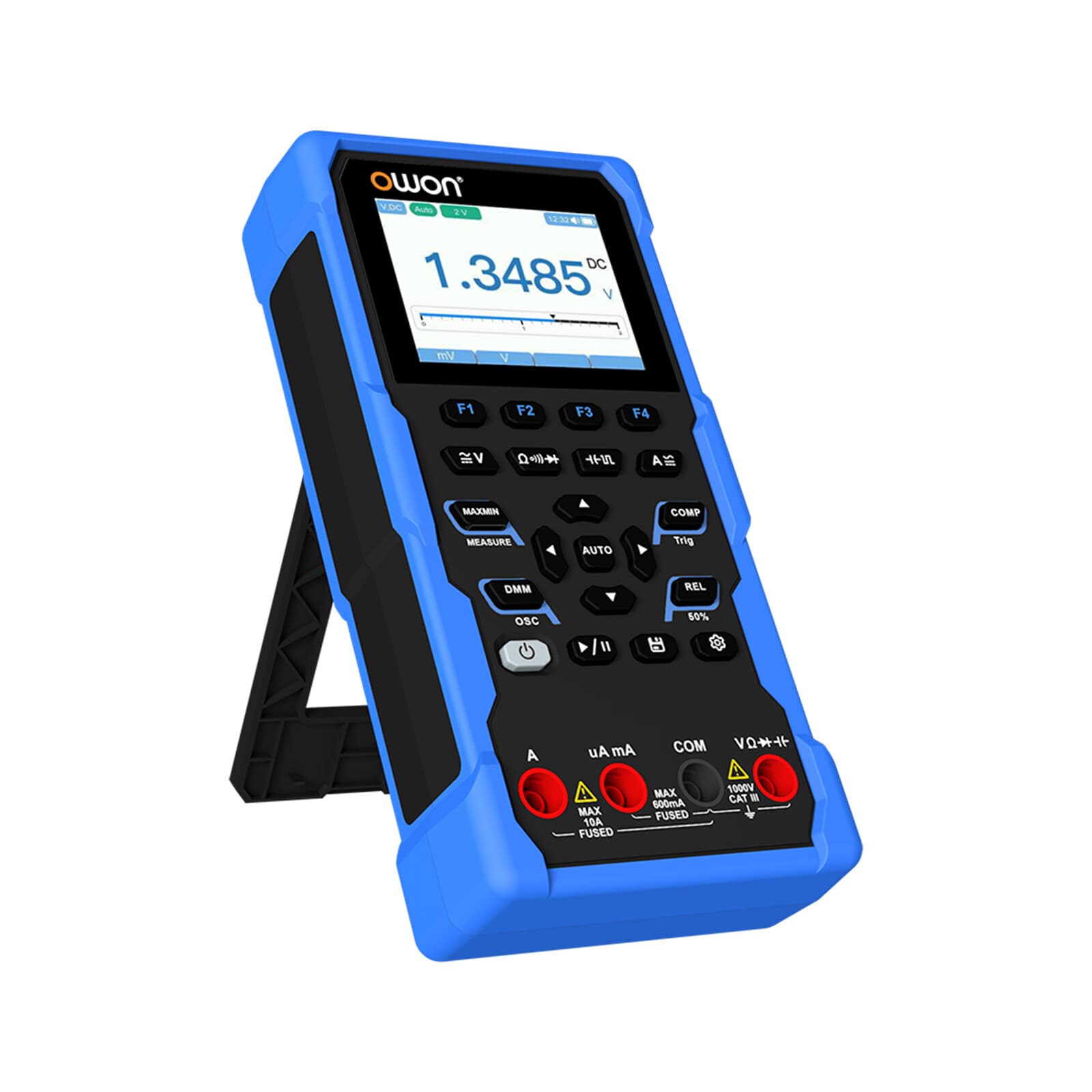 Owon HDS120 Oscilloscope Multimeter 1MHz True RMS CATⅢ 1000V AC/DC Volt Current 5