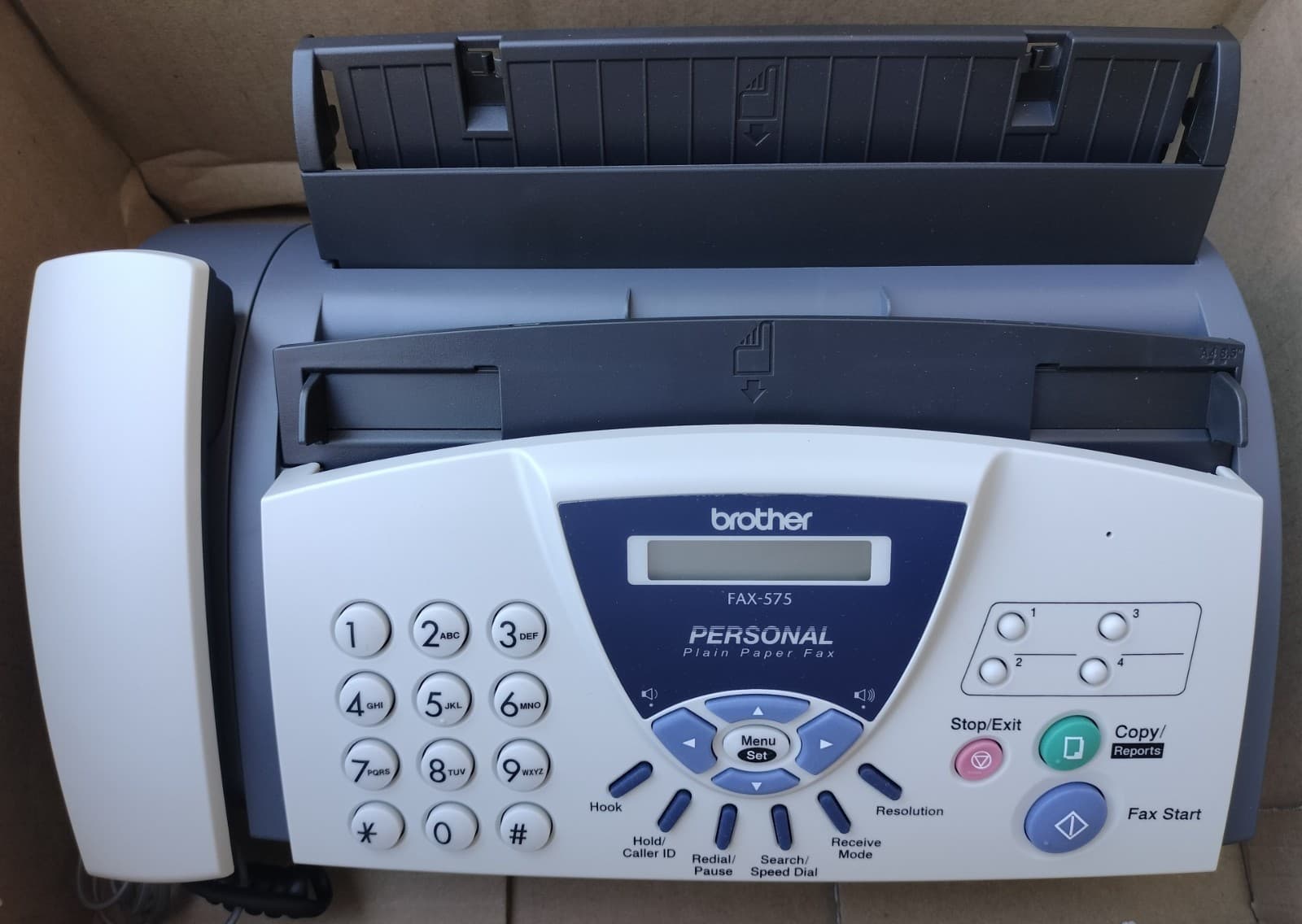 Brother Personal FAX-575 Plain Paper Fax Machine Phone Copier - Open Box 4