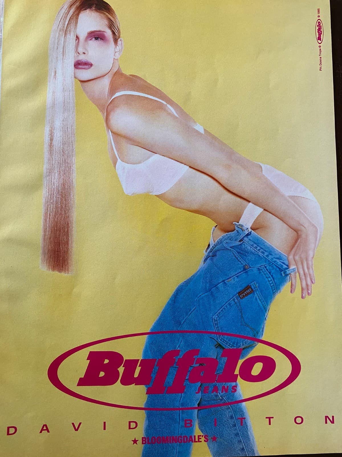 Buffalo Jeans, Full Page Vintage Print Ad, aa
