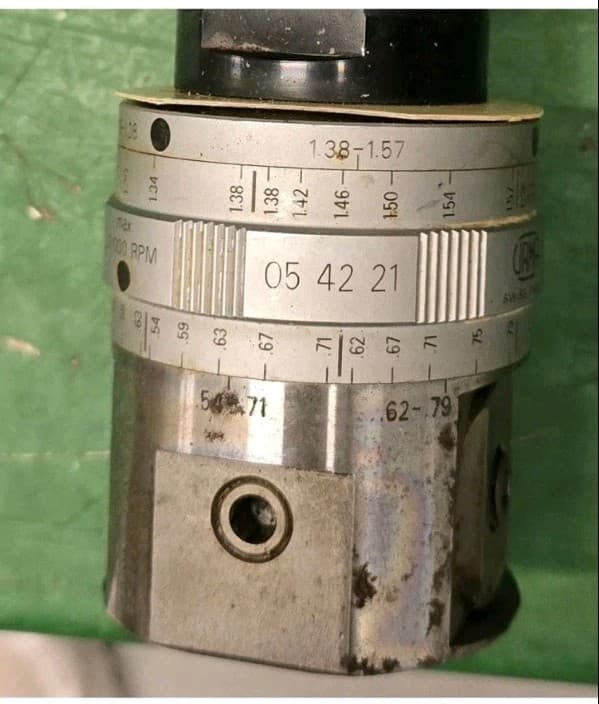 URMA MICRO ADJUST BALANCE BORING HEAD .036 - 1.57 " 05 42 21 C4U4-0004 4