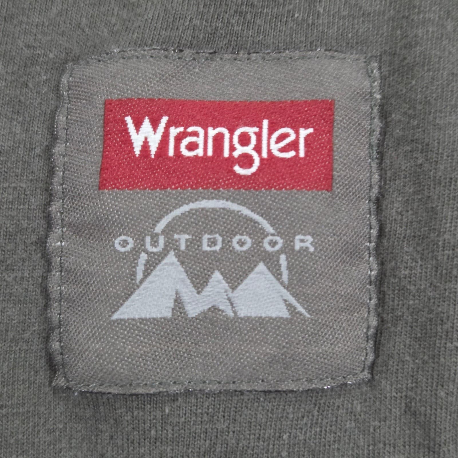 Wrangler Outdoor Mens Quarter Zip Pullover Fleece Jacket Teal Blue M 3