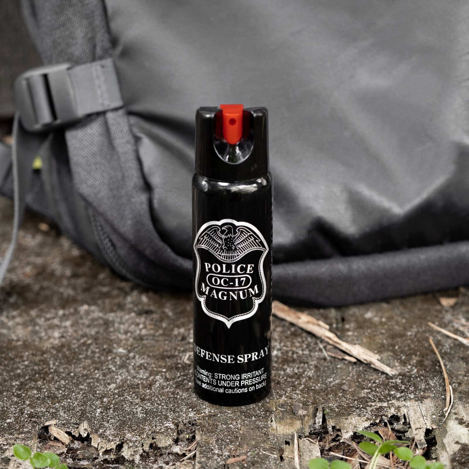 Police Magnum 4 ounce pepper spray Safety Lock Self Defense Security Protection 4