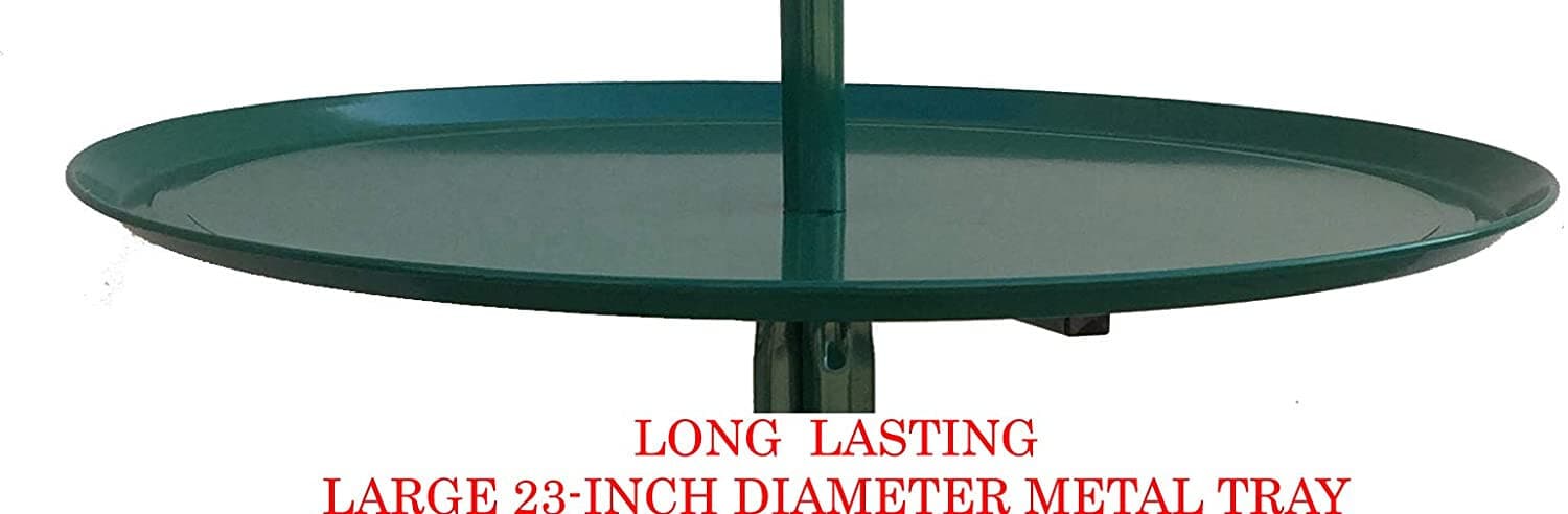 Green Metal Base Parrot Bird Cage African Grey Macaw Cockatoo Play Metal Stand 4