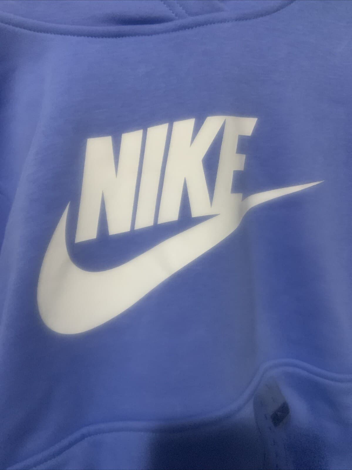 NWT Nike Kids Youth Sz S Sportswear Club Fleece Hoodie FD2988-450 Blue New S 2