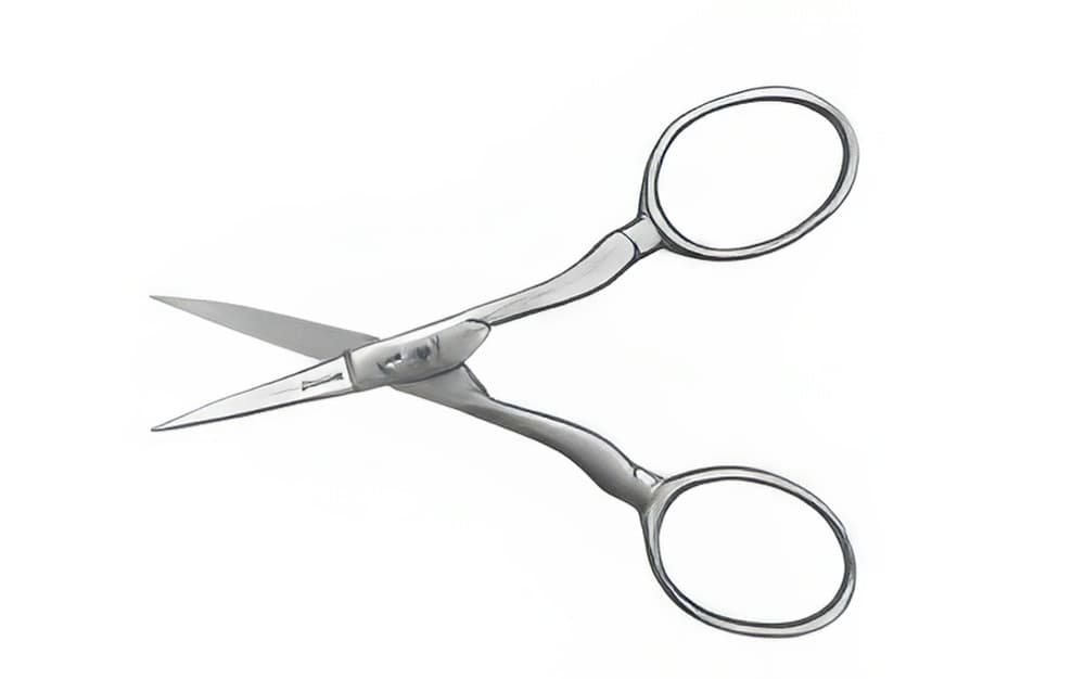 Dovo Embroidery Scissors Anne 3.5" w/ Leather Sheath Germany 3