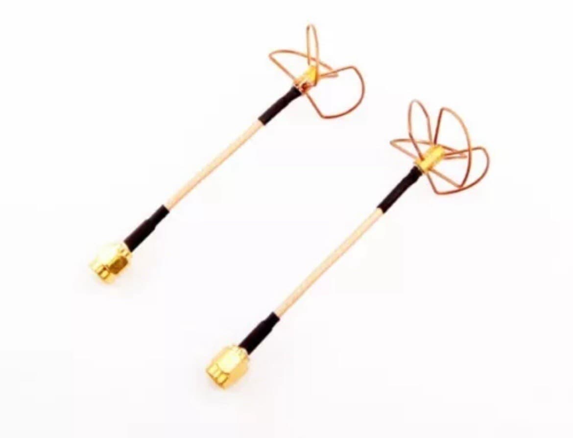 GOOLRC FPV Clover Leaf Omni-Directional Circular Polarized 5.8GHz Antenna Pair