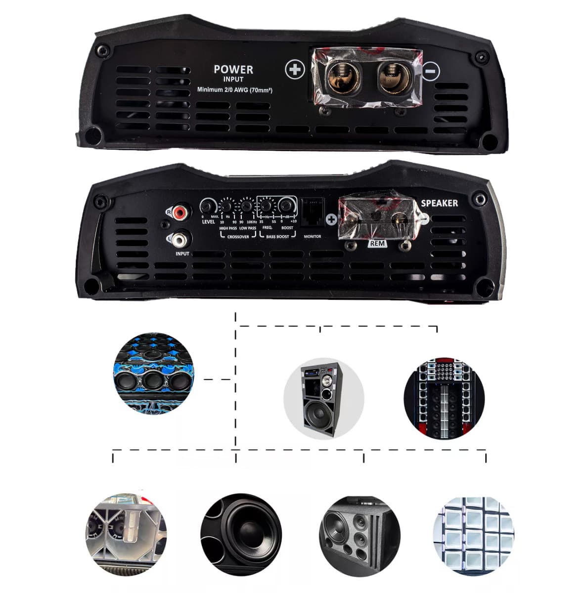 Amplifier MD 8000 1 Ohm Amplifier MD8000 HD8000 8K Watts 8000.1 Amp SHIPS 3